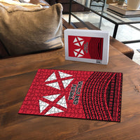 Wallis And Futuna Puzzle Polynesian Tattoo Flag Map