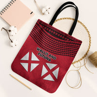 Wallis And Futuna Tote Bag Polynesian Tattoo Flag Map