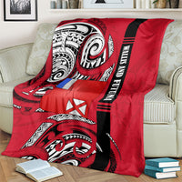 Wallis And Futuna Blanket Tribal Polynesian Tattoo Flag Motif TS04 - Polynesian Pride