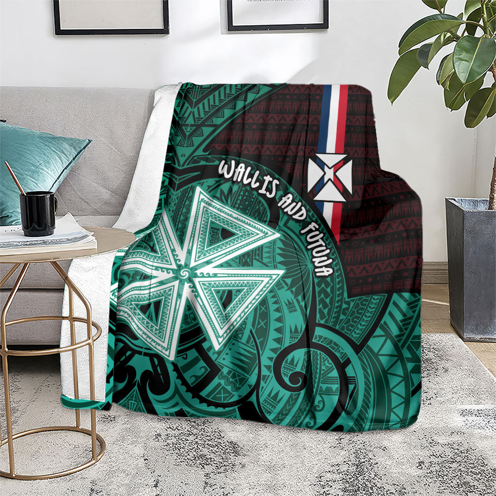 Wallis And Futuna Blanket Tribal Polynesian Tattoo Heritage Cross Flag TS04 - Polynesian Pride