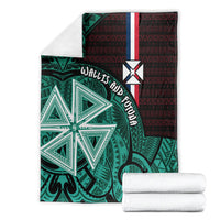 Wallis And Futuna Blanket Tribal Polynesian Tattoo Heritage Cross Flag TS04 - Polynesian Pride