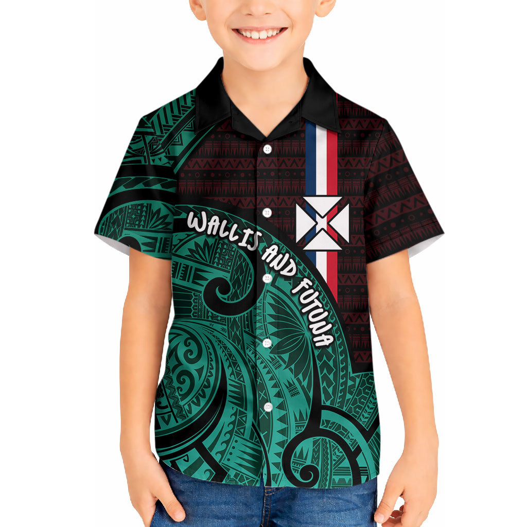 Wallis And Futuna Hawaiian Shirt Tribal Polynesian Tattoo Heritage Cross Flag TS04 - Polynesian Pride
