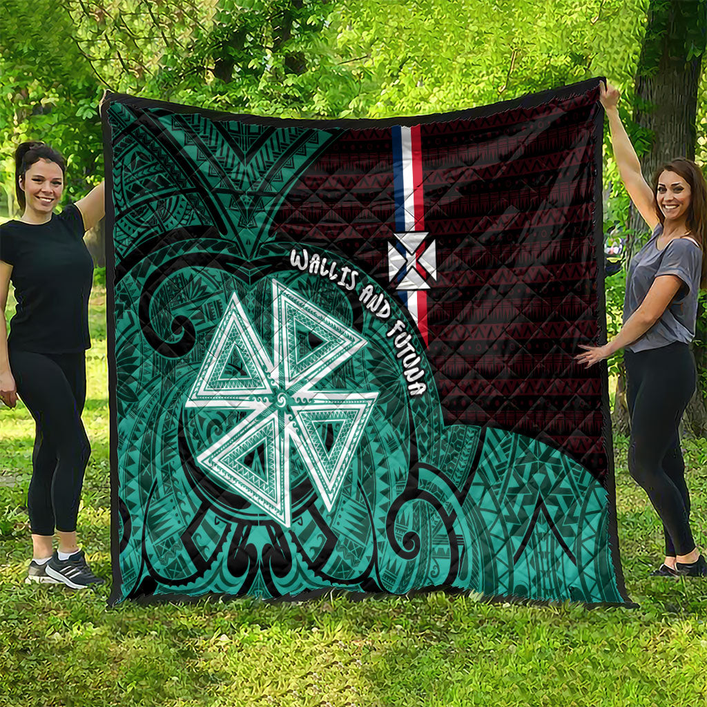 Wallis And Futuna Quilt Tribal Polynesian Tattoo Heritage Cross Flag TS04 - Polynesian Pride