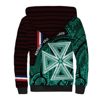 Wallis And Futuna Sherpa Hoodie Tribal Polynesian Tattoo Heritage Cross Flag TS04 - Polynesian Pride
