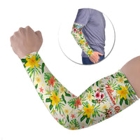 Hawaiian Piko Threads Of Paradise Aloha Arm Sleeves Tropical Hibiscus Plumeria