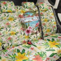 Hawaiian Piko Threads Of Paradise Aloha Back Car Seat Cover Tropical Hibiscus Plumeria
