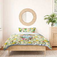Hawaiian Piko Threads Of Paradise Aloha Bedding Set Tropical Hibiscus Plumeria