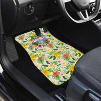 Hawaiian Piko Threads Of Paradise Aloha Car Mats Tropical Hibiscus Plumeria