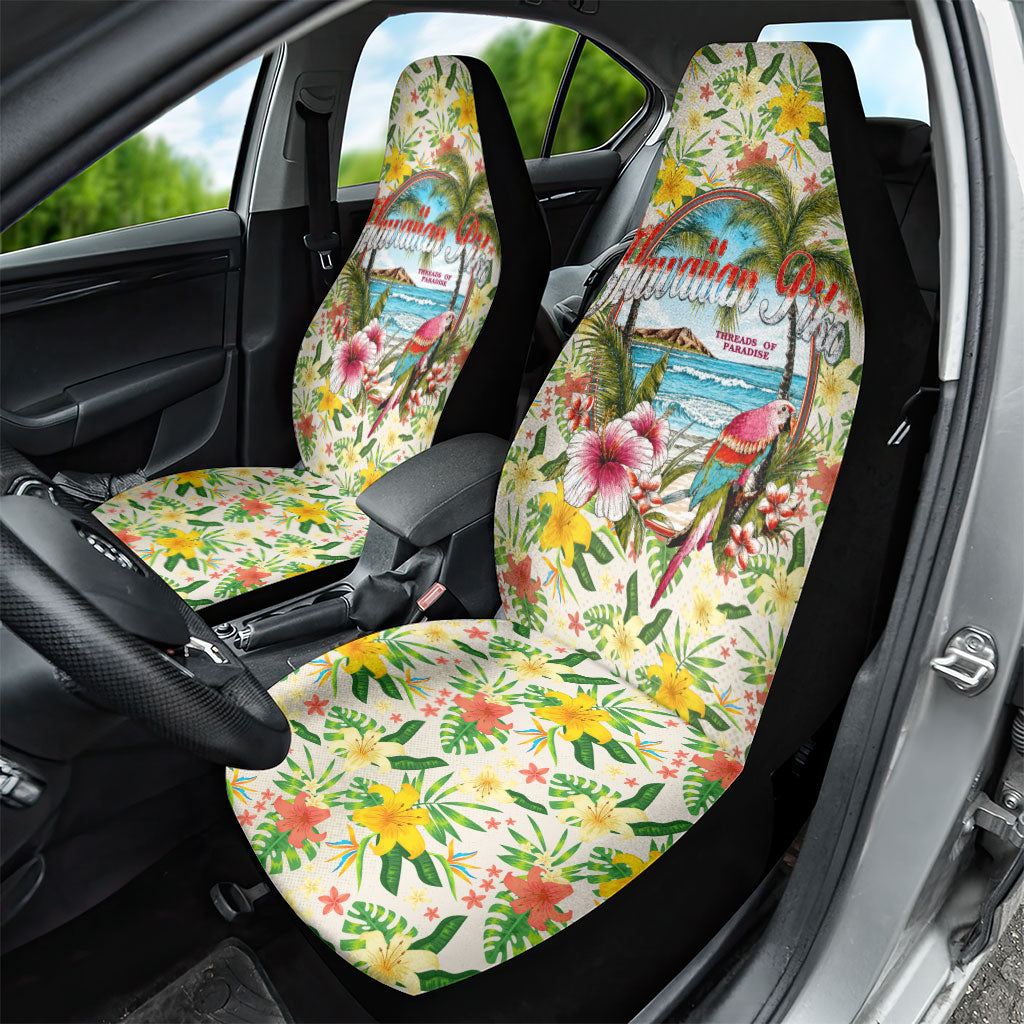 Hawaiian Piko Threads Of Paradise Aloha Car Seat Cover Tropical Hibiscus Plumeria