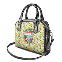 Hawaiian Piko Threads Of Paradise Aloha Shoulder Handbag Tropical Hibiscus Plumeria TS04 - Polynesian Pride