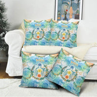 Hawaiian Piko Cultural Pride Aloha Pillow Cover Watercolor Spiral Art - Tropical Plumeria Lei Garland TS04 - Polynesian Pride