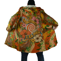 Hawaiian Piko Lani Cultivate I Ka Piko Aloha Cloak Retro Psychedelic Taro Leaf - Hibiscus Flowers TS04 - Polynesian Pride