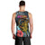 Hawaii Turtle Men Tank Top Hawaii Pattern and Turtle Tattoo Dark Cyan Gradient TS04 - Polynesian Pride