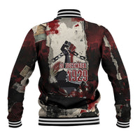 Samoa Black Saturday 1929 Baseball Jacket Mau Movement Vintage Newspaper Grunge Polynesian TS04 - Polynesian Pride