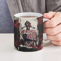 Samoa Black Saturday 1929 Ceramic Mug Mau Movement Vintage Newspaper Grunge Polynesian TS04 - Polynesian Pride
