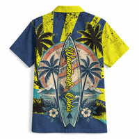 Waimanalo Oahu Hawaii Surfing Hawaiian Shirt Tropical Beach Retro Sunburst Surfboard TS04 - Polynesian Pride