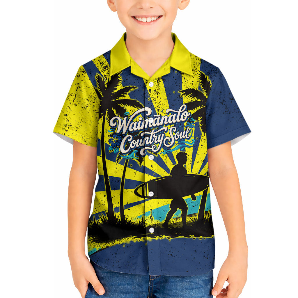 Waimanalo Oahu Hawaii Surfing Hawaiian Shirt Tropical Beach Retro Sunburst Surfboard TS04 - Polynesian Pride