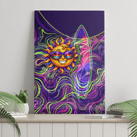 Waimanalo Hawaii Sun Rabbit Canvas Wall Art Psychedelic Trippy Neon Swirl Graphic TS04 - Polynesian Pride