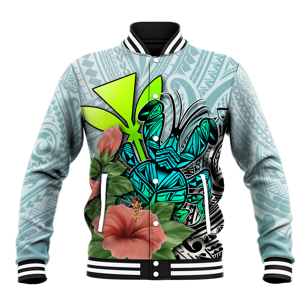 Polynesian Hawaii Baseball Jacket Kanaka with Crab Tribal tattoo TS04 Unisex Multicolor - Polynesian Pride