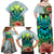 Polynesian Hawaii Family Matching Off Shoulder Maxi Dress and Hawaiian Shirt Kanaka with Crab Tribal tattoo TS04 - Polynesian Pride