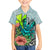 Polynesian Hawaii Family Matching Off Shoulder Short Dress and Hawaiian Shirt Kanaka with Crab Tribal tattoo TS04 Son's Shirt Multicolor - Polynesian Pride