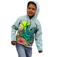 Polynesian Hawaii Kid Hoodie Kanaka with Crab Tribal tattoo TS04 - Polynesian Pride