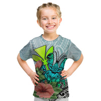 Polynesian Hawaii Kid T Shirt Kanaka with Crab Tribal tattoo TS04 Multicolor - Polynesian Pride