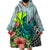 Polynesian Hawaii Wearable Blanket Hoodie Kanaka with Crab Tribal tattoo TS04 - Polynesian Pride