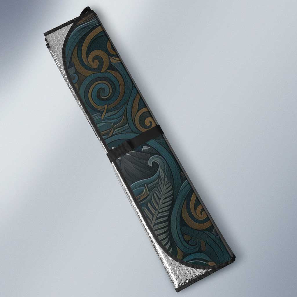 New Zealand is Calling and I Must Go Auto Sun Shade Kiwi Bird Silhouette TS04 - Polynesian Pride