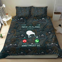 New Zealand is Calling and I Must Go Bedding Set Kiwi Bird Silhouette TS04 - Polynesian Pride