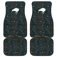 New Zealand is Calling and I Must Go Car Mats Kiwi Bird Silhouette TS04 - Polynesian Pride