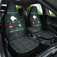 New Zealand is Calling and I Must Go Car Seat Cover Kiwi Bird Silhouette TS04 One Size Multicolor - Polynesian Pride