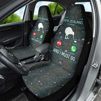 New Zealand is Calling and I Must Go Car Seat Cover Kiwi Bird Silhouette TS04 - Polynesian Pride