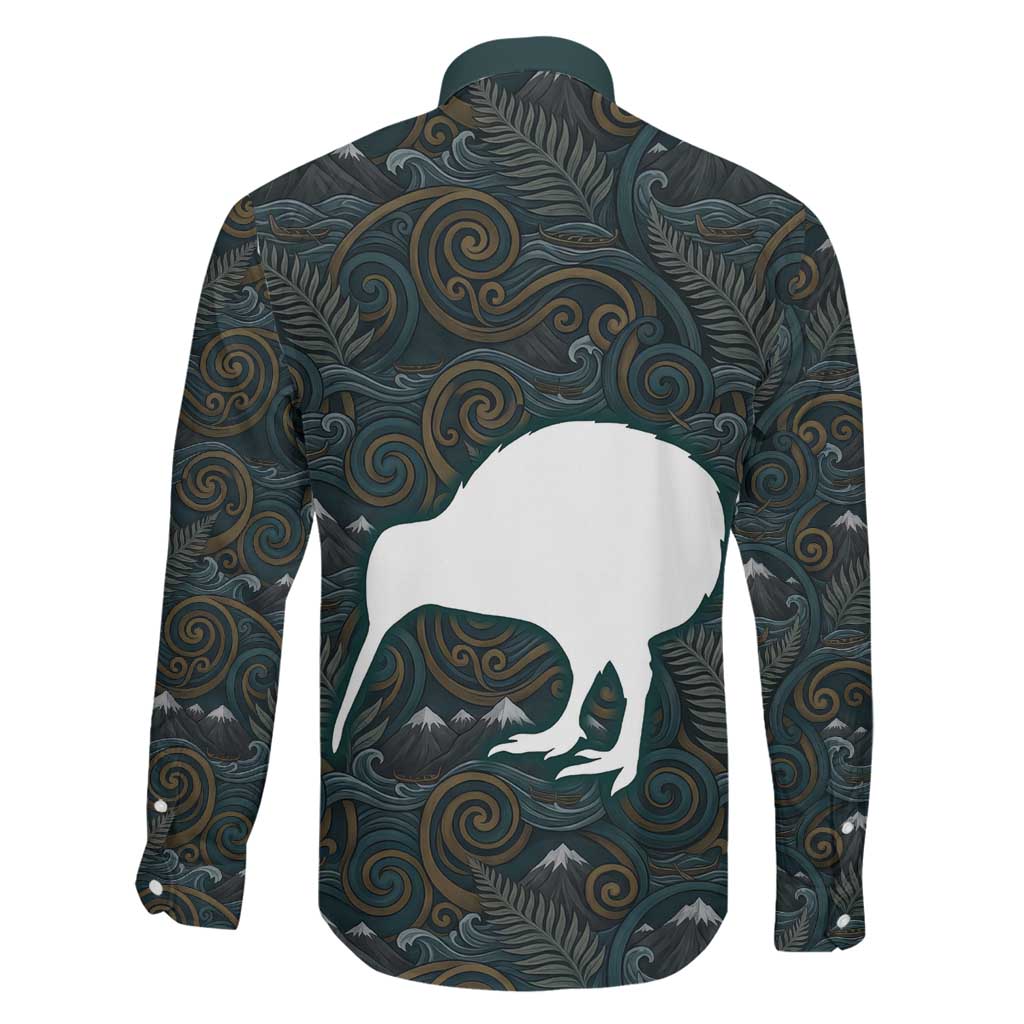 New Zealand is Calling and I Must Go Family Matching Mermaid Dress and Hawaiian Shirt Kiwi Bird Silhouette