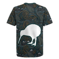 New Zealand is Calling and I Must Go Rugby Jersey Kiwi Bird Silhouette TS04 - Polynesian Pride