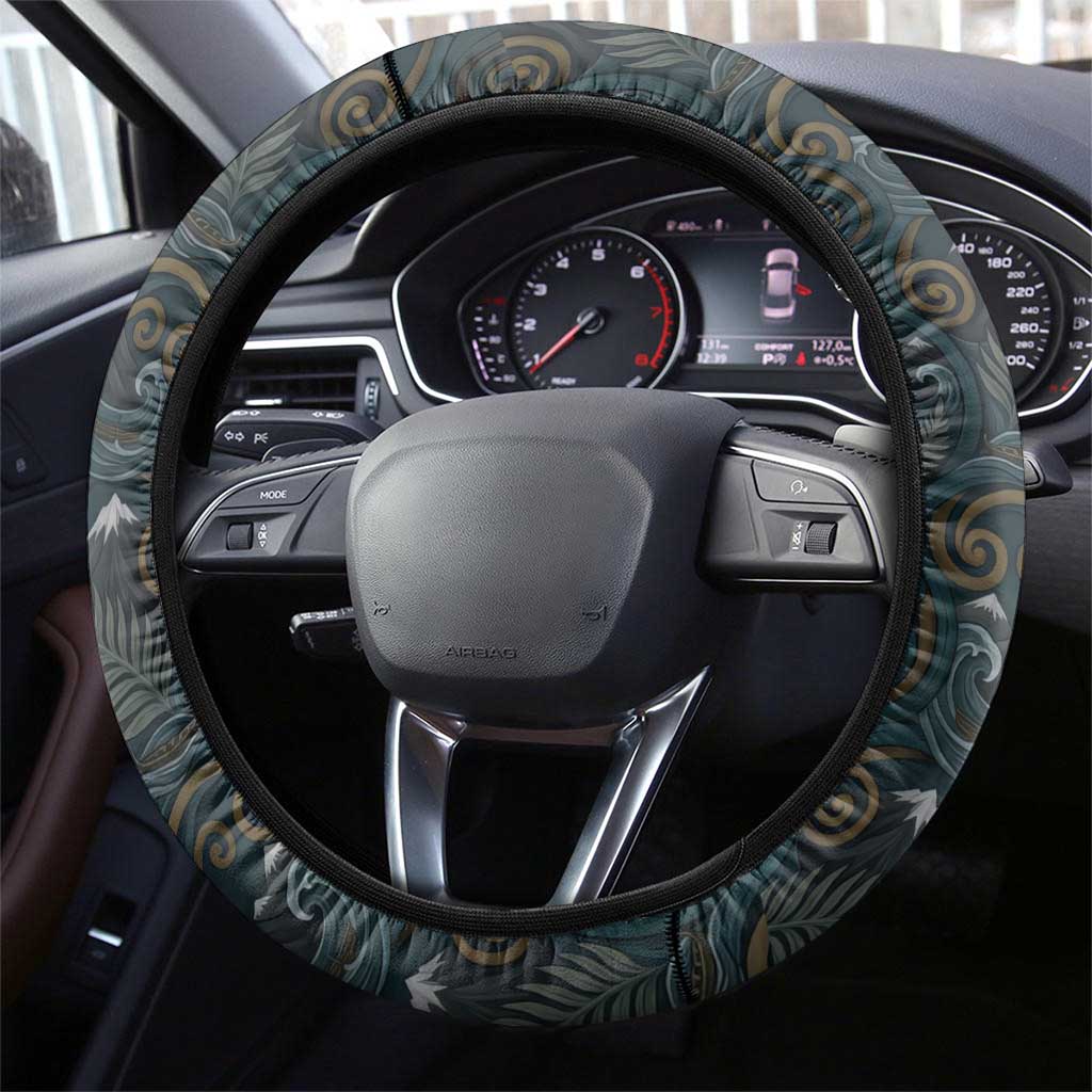 New Zealand is Calling and I Must Go Steering Wheel Cover Kiwi Bird Silhouette TS04 - Polynesian Pride