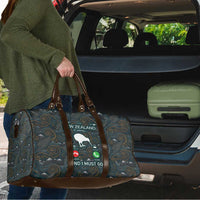 New Zealand is Calling and I Must Go Travel Bag Kiwi Bird Silhouette