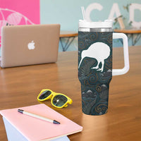 New Zealand is Calling and I Must Go Tumbler With Handle Kiwi Bird Silhouette TS04 - Polynesian Pride