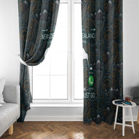 New Zealand is Calling and I Must Go Window Curtain Kiwi Bird Silhouette TS04 - Polynesian Pride