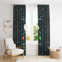 New Zealand is Calling and I Must Go Window Curtain Kiwi Bird Silhouette TS04 - Polynesian Pride