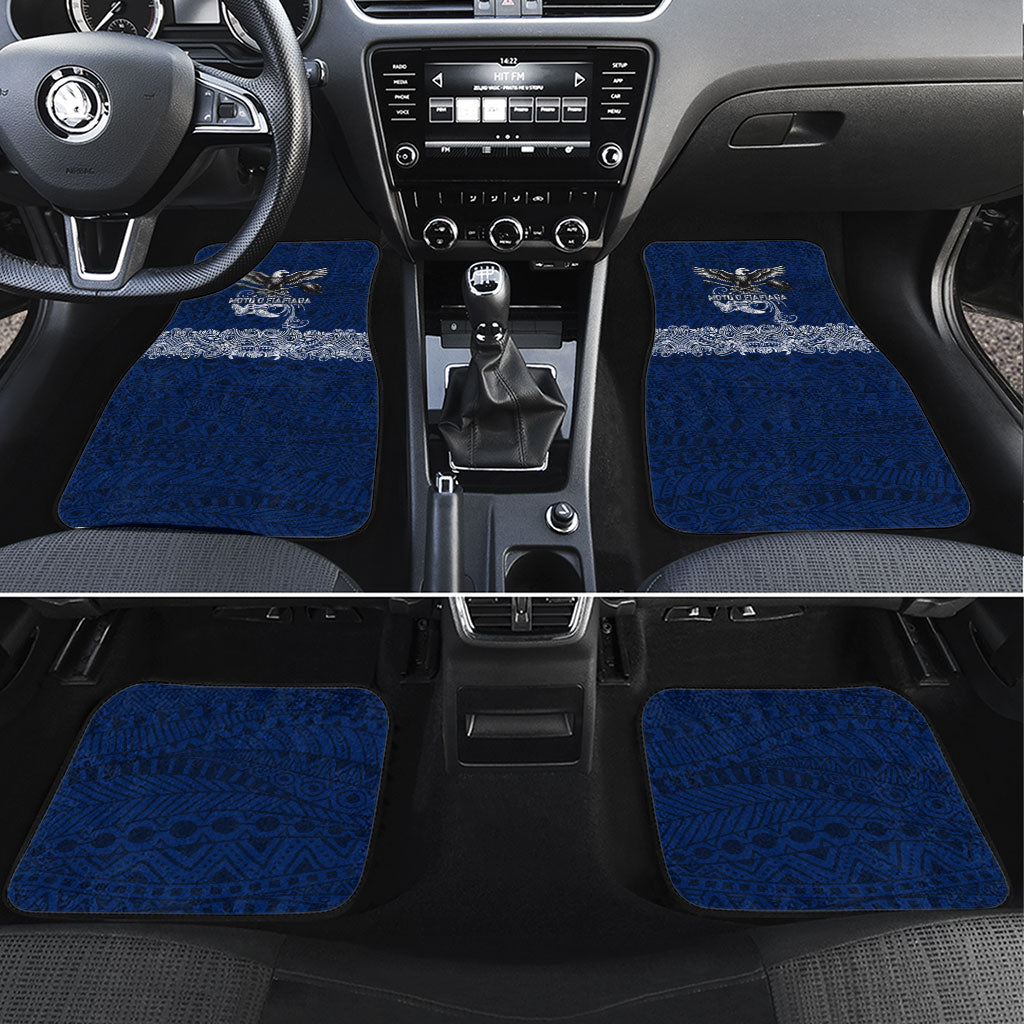 American Samoa Eagle Car Mats Sea Turtle Traditional Polynesian Tribal Tattoo