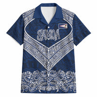 American Samoa Eagle Hawaiian Shirt Sea Turtle Traditional Polynesian Tribal Tattoo