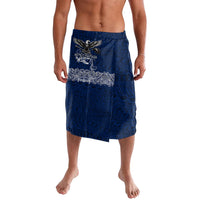 American Samoa Eagle Lavalava Sea Turtle Traditional Polynesian Tribal Tattoo TS04 Blue White - Polynesian Pride