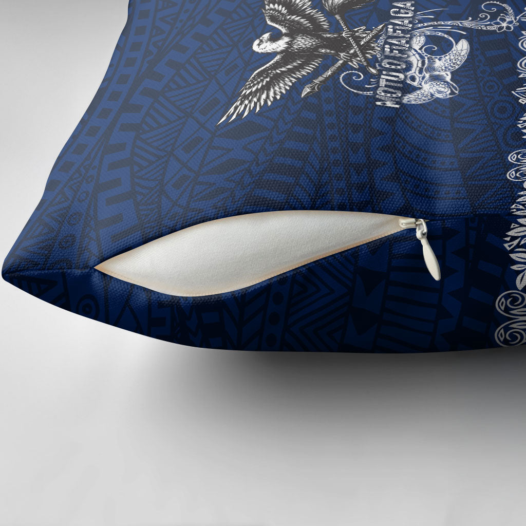 American Samoa Eagle Pillow Cover Sea Turtle Traditional Polynesian Tribal Tattoo