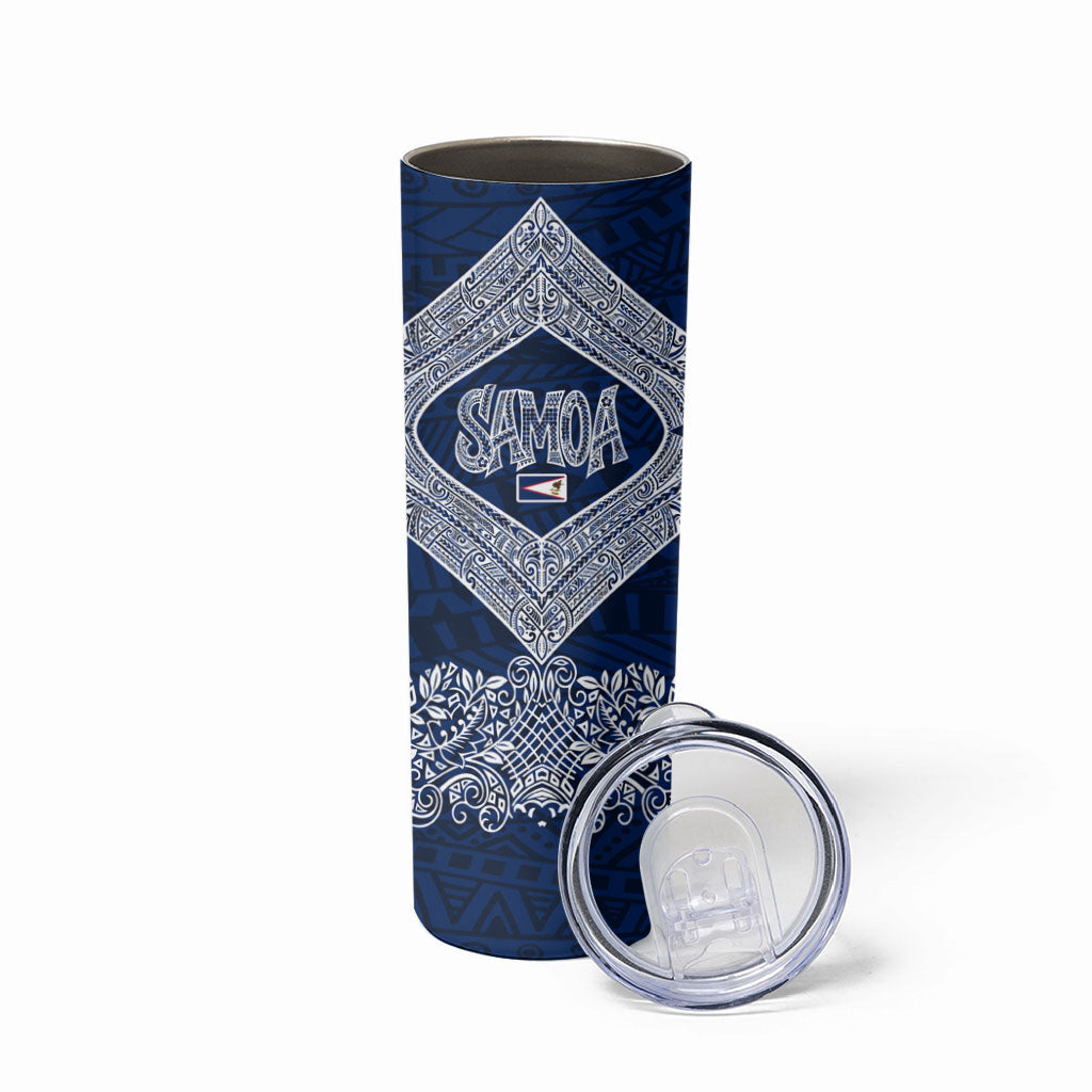 American Samoa Eagle Skinny Tumbler Sea Turtle Traditional Polynesian Tribal Tattoo TS04 - Polynesian Pride