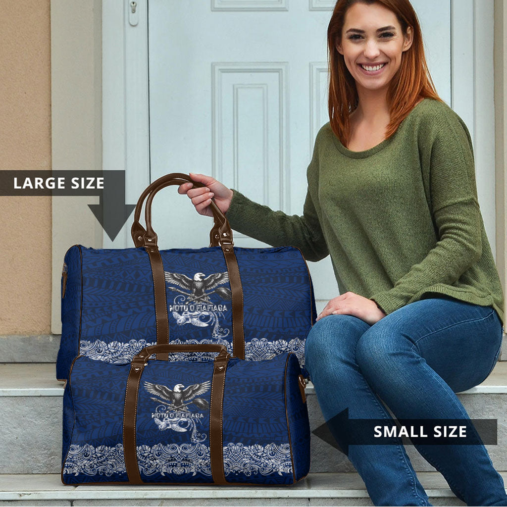 American Samoa Eagle Travel Bag Sea Turtle Traditional Polynesian Tribal Tattoo
