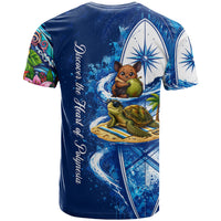 American Samoa Pago Pago T Shirt Sea Turtle And Fruit Bat - Tropical Hibiscus Flowers Polynesian