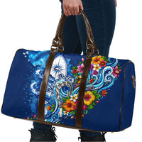 American Samoa Pago Pago Travel Bag Sea Turtle And Fruit Bat - Tropical Hibiscus Flowers Polynesian TS04 - Polynesian Pride
