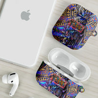 American Samoa Warrior AirPods Case Polynesian Fruit Bat Talofa Urban Graffiti Street Art