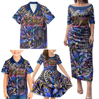 American Samoa Warrior Family Matching Puletasi and Hawaiian Shirt Polynesian Fruit Bat Talofa Urban Graffiti Street Art TS04 - Polynesian Pride